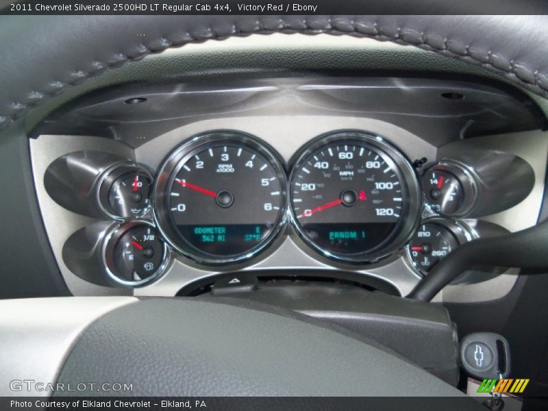 Victory Red / Ebony 2011 Chevrolet Silverado 2500HD LT Regular Cab 4x4