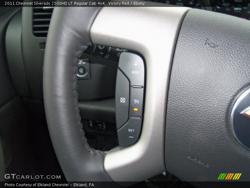 Victory Red / Ebony 2011 Chevrolet Silverado 2500HD LT Regular Cab 4x4