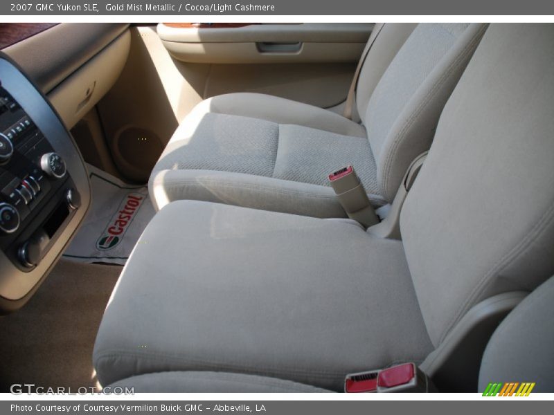 Gold Mist Metallic / Cocoa/Light Cashmere 2007 GMC Yukon SLE