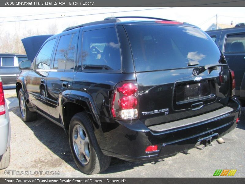 Black / Ebony 2008 Chevrolet TrailBlazer LS 4x4