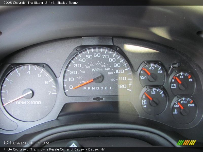 Black / Ebony 2008 Chevrolet TrailBlazer LS 4x4