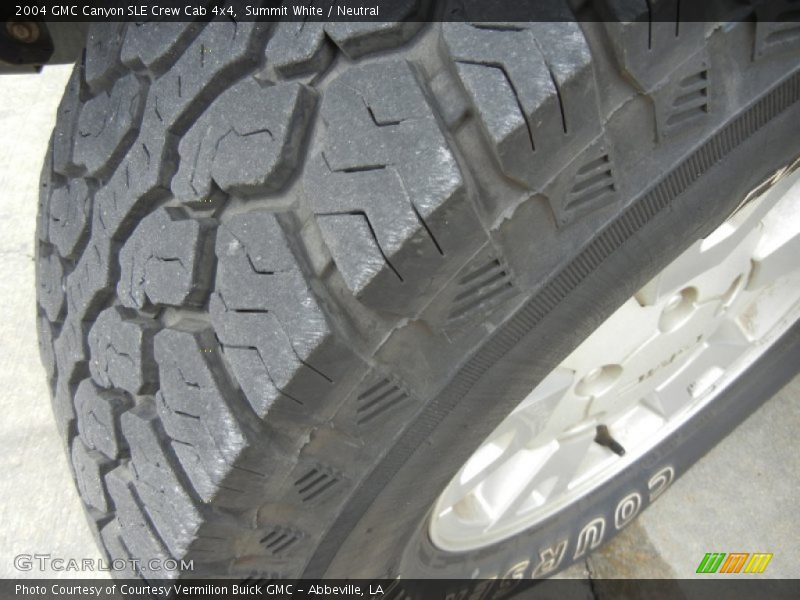 Summit White / Neutral 2004 GMC Canyon SLE Crew Cab 4x4