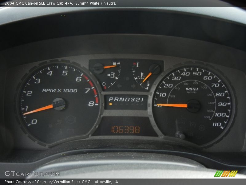 Summit White / Neutral 2004 GMC Canyon SLE Crew Cab 4x4