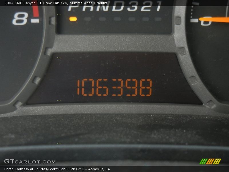 Summit White / Neutral 2004 GMC Canyon SLE Crew Cab 4x4