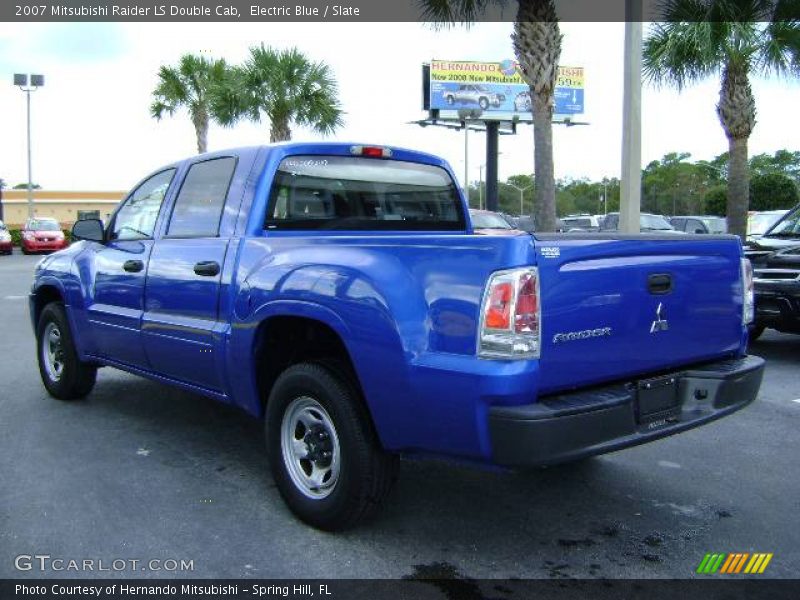 Electric Blue / Slate 2007 Mitsubishi Raider LS Double Cab