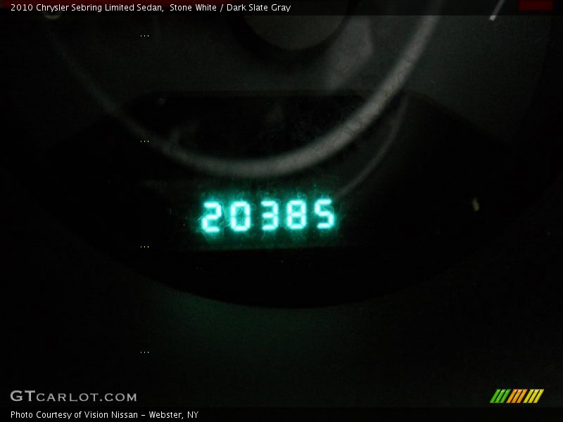 Stone White / Dark Slate Gray 2010 Chrysler Sebring Limited Sedan