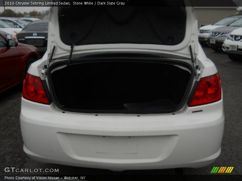 Stone White / Dark Slate Gray 2010 Chrysler Sebring Limited Sedan