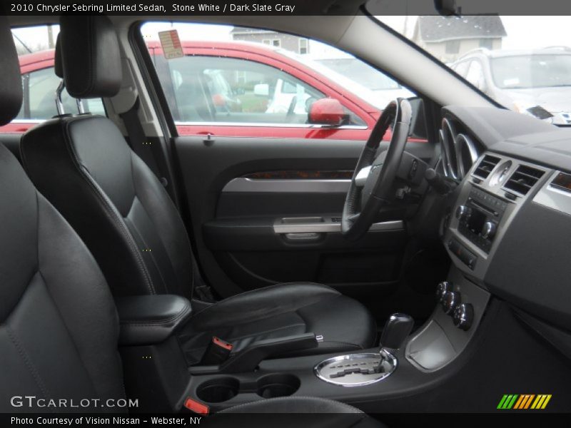Stone White / Dark Slate Gray 2010 Chrysler Sebring Limited Sedan