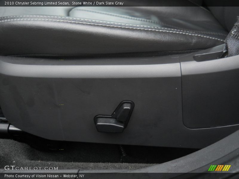 Stone White / Dark Slate Gray 2010 Chrysler Sebring Limited Sedan