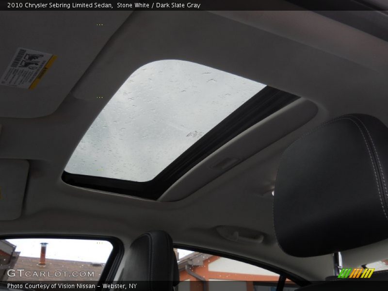 Stone White / Dark Slate Gray 2010 Chrysler Sebring Limited Sedan