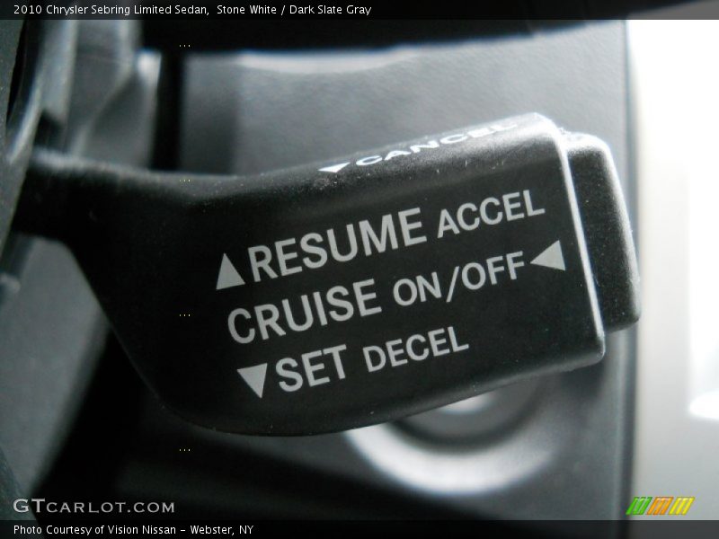 Stone White / Dark Slate Gray 2010 Chrysler Sebring Limited Sedan