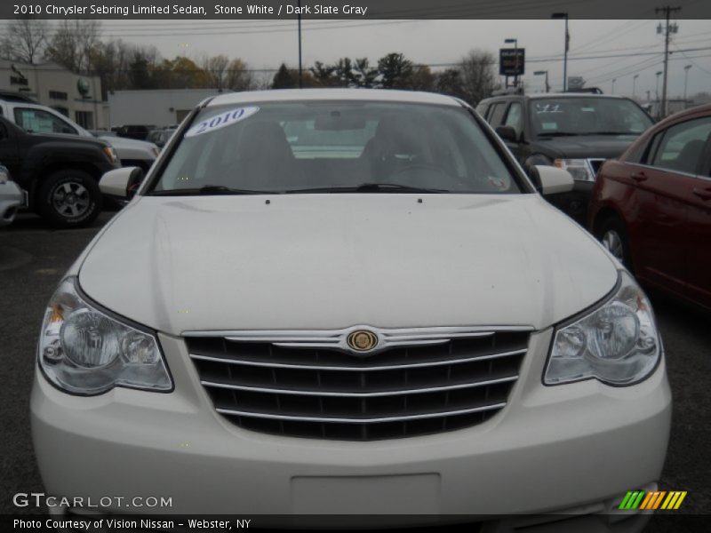 Stone White / Dark Slate Gray 2010 Chrysler Sebring Limited Sedan