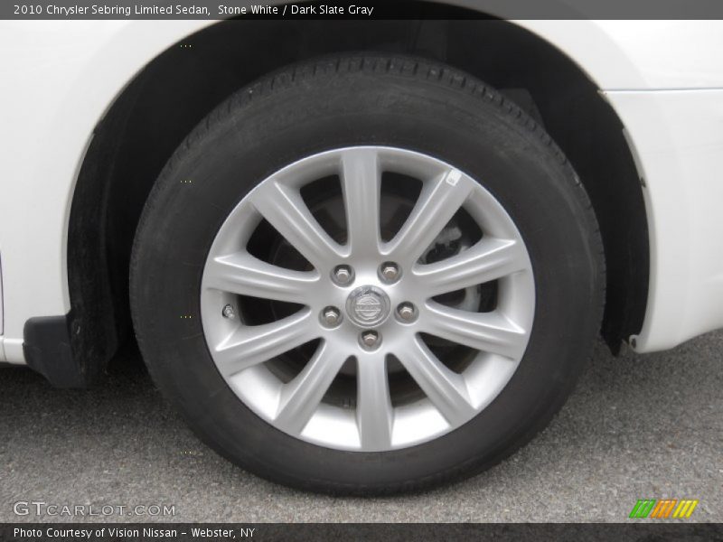 Stone White / Dark Slate Gray 2010 Chrysler Sebring Limited Sedan