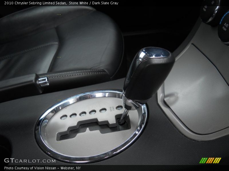 Stone White / Dark Slate Gray 2010 Chrysler Sebring Limited Sedan