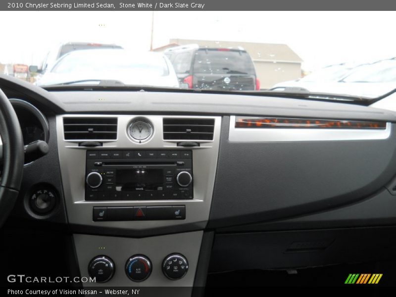 Stone White / Dark Slate Gray 2010 Chrysler Sebring Limited Sedan