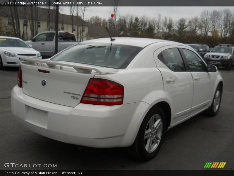 Stone White / Dark Slate Gray 2010 Dodge Avenger R/T