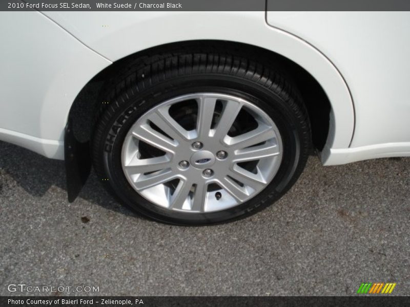 White Suede / Charcoal Black 2010 Ford Focus SEL Sedan