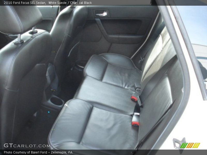 White Suede / Charcoal Black 2010 Ford Focus SEL Sedan