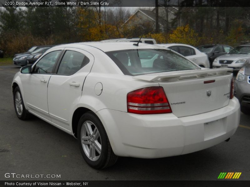 Stone White / Dark Slate Gray 2010 Dodge Avenger R/T