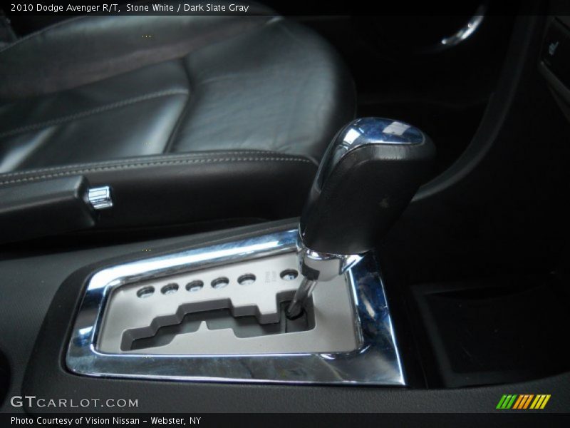 Stone White / Dark Slate Gray 2010 Dodge Avenger R/T