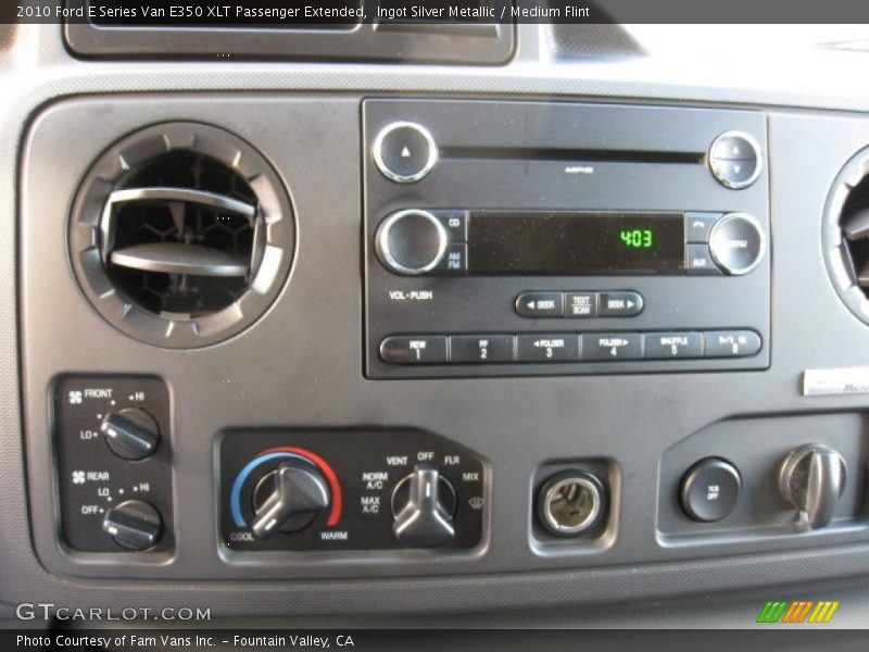 Ingot Silver Metallic / Medium Flint 2010 Ford E Series Van E350 XLT Passenger Extended