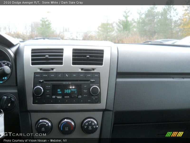 Stone White / Dark Slate Gray 2010 Dodge Avenger R/T