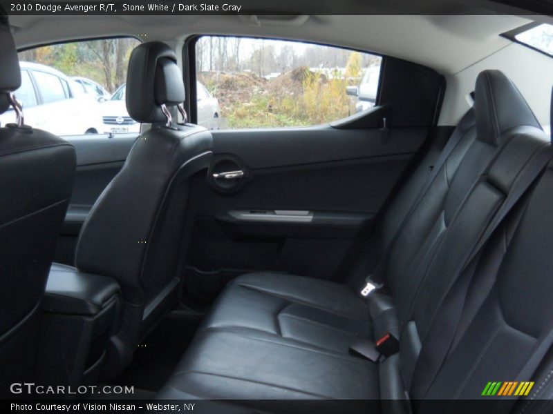 Stone White / Dark Slate Gray 2010 Dodge Avenger R/T
