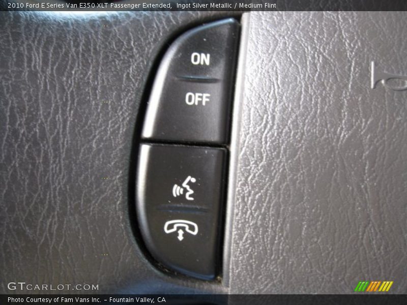 Ingot Silver Metallic / Medium Flint 2010 Ford E Series Van E350 XLT Passenger Extended