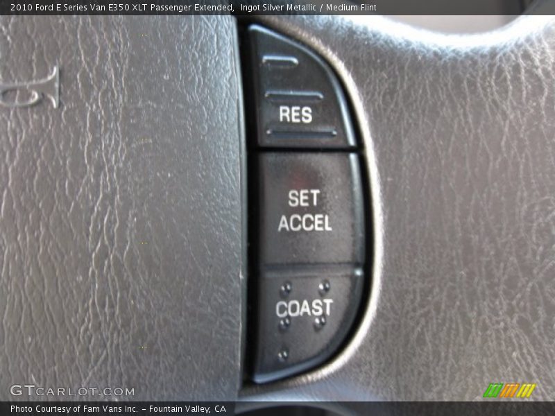 Ingot Silver Metallic / Medium Flint 2010 Ford E Series Van E350 XLT Passenger Extended