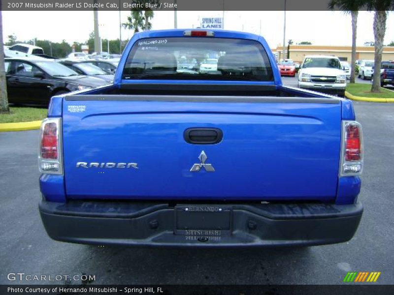 Electric Blue / Slate 2007 Mitsubishi Raider LS Double Cab