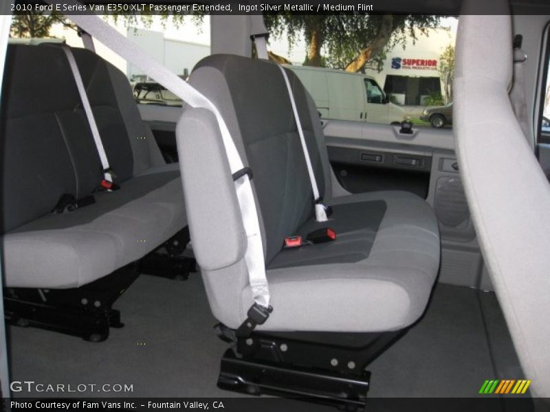 Ingot Silver Metallic / Medium Flint 2010 Ford E Series Van E350 XLT Passenger Extended