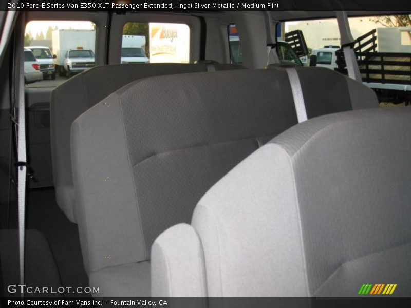 Ingot Silver Metallic / Medium Flint 2010 Ford E Series Van E350 XLT Passenger Extended