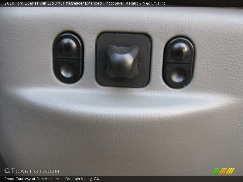 Ingot Silver Metallic / Medium Flint 2010 Ford E Series Van E350 XLT Passenger Extended