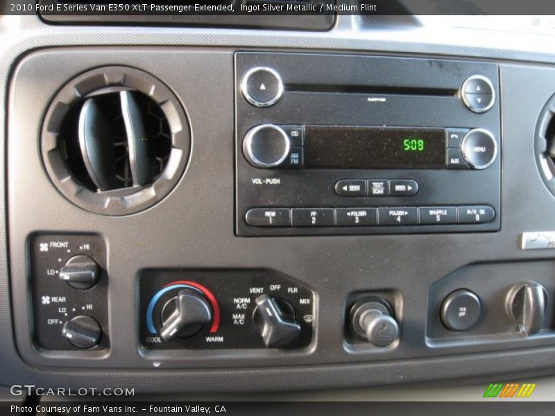 Ingot Silver Metallic / Medium Flint 2010 Ford E Series Van E350 XLT Passenger Extended