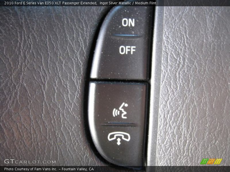 Ingot Silver Metallic / Medium Flint 2010 Ford E Series Van E350 XLT Passenger Extended