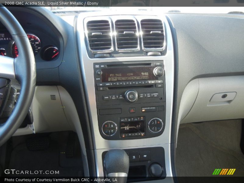 Liquid Silver Metallic / Ebony 2008 GMC Acadia SLE