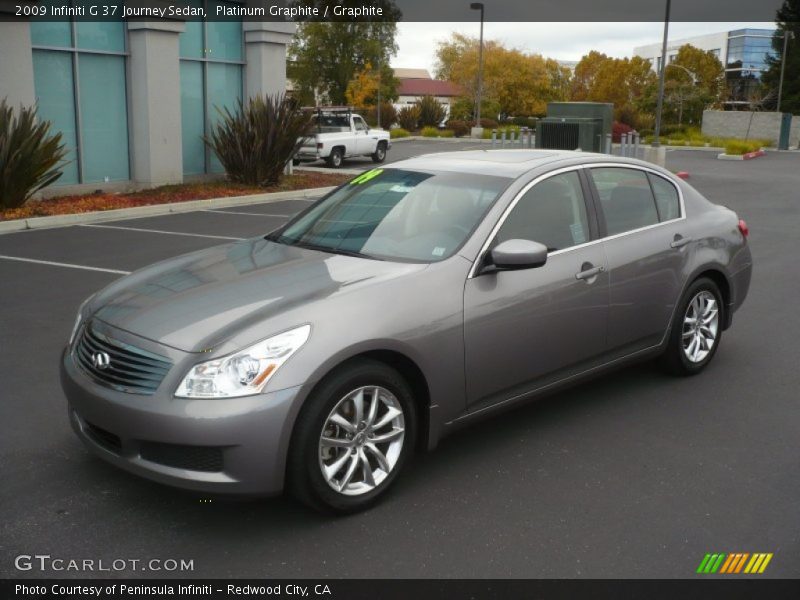 Platinum Graphite / Graphite 2009 Infiniti G 37 Journey Sedan