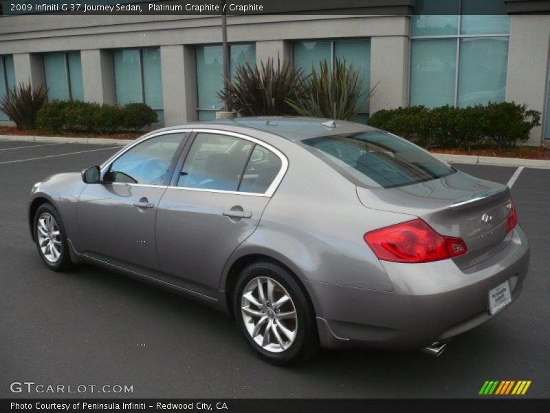 Platinum Graphite / Graphite 2009 Infiniti G 37 Journey Sedan