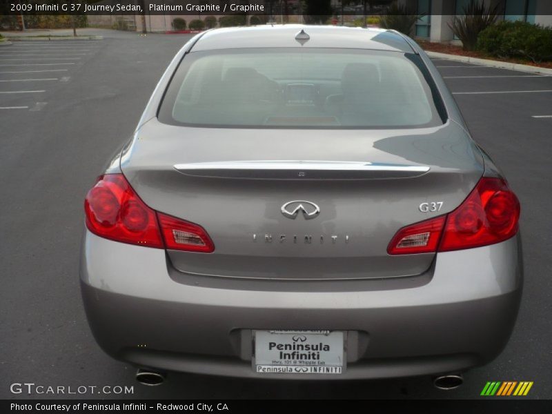 Platinum Graphite / Graphite 2009 Infiniti G 37 Journey Sedan