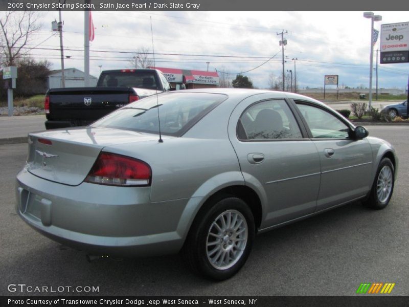 Satin Jade Pearl / Dark Slate Gray 2005 Chrysler Sebring Sedan