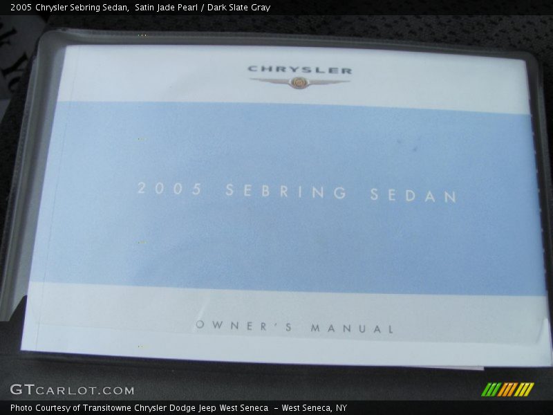 Satin Jade Pearl / Dark Slate Gray 2005 Chrysler Sebring Sedan