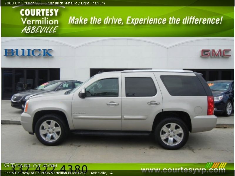 Silver Birch Metallic / Light Titanium 2008 GMC Yukon SLT