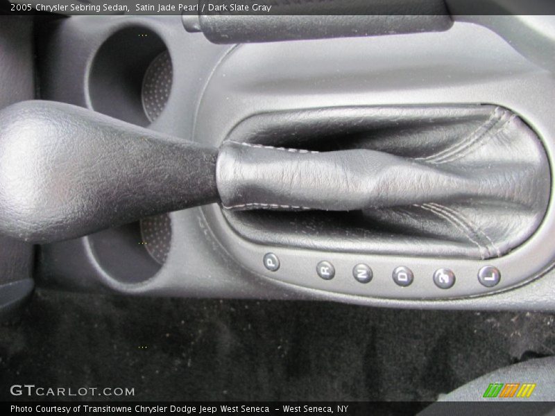 Satin Jade Pearl / Dark Slate Gray 2005 Chrysler Sebring Sedan