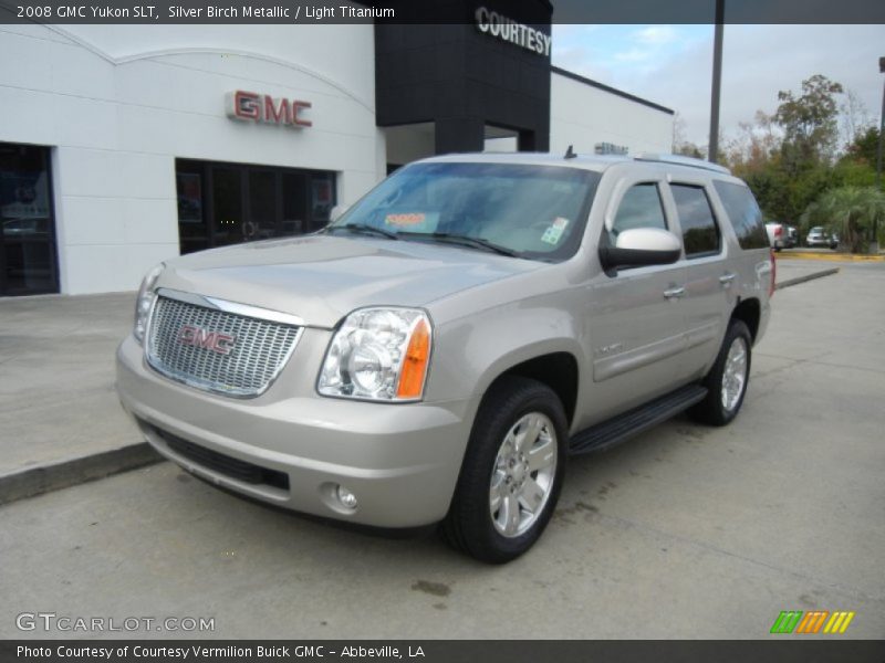 Silver Birch Metallic / Light Titanium 2008 GMC Yukon SLT