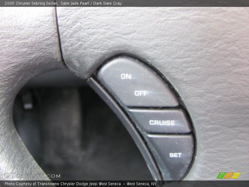 Satin Jade Pearl / Dark Slate Gray 2005 Chrysler Sebring Sedan