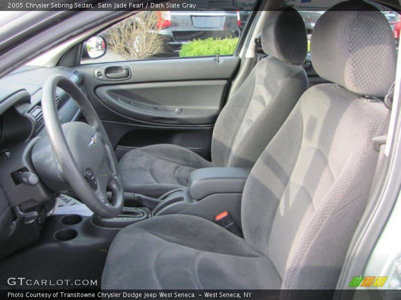 Satin Jade Pearl / Dark Slate Gray 2005 Chrysler Sebring Sedan