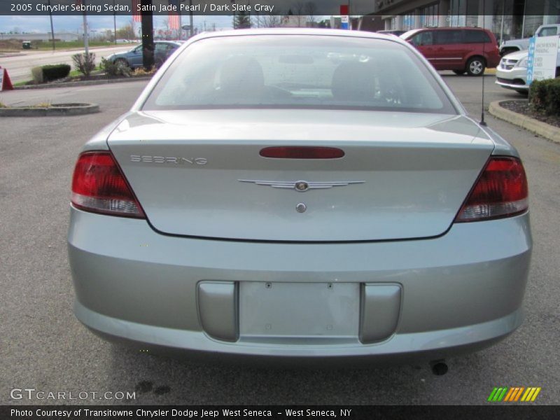 Satin Jade Pearl / Dark Slate Gray 2005 Chrysler Sebring Sedan