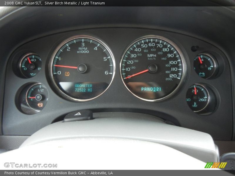  2008 Yukon SLT SLT Gauges
