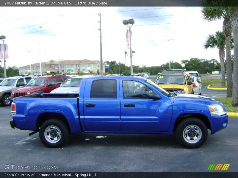 Electric Blue / Slate 2007 Mitsubishi Raider LS Double Cab