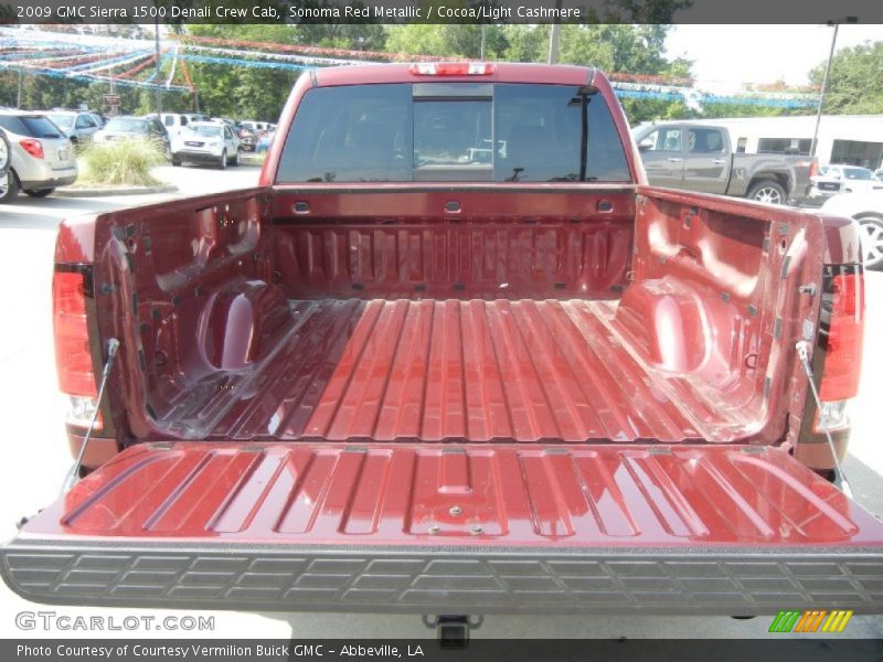 Sonoma Red Metallic / Cocoa/Light Cashmere 2009 GMC Sierra 1500 Denali Crew Cab